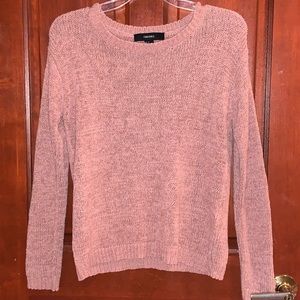 Forever 21 dusty rose knit sweater